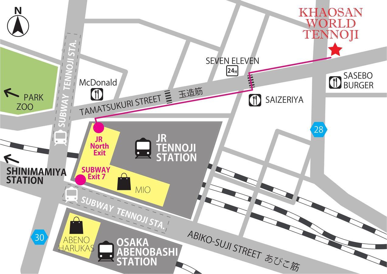 Khaosan World Tennoji Osaka Exterior foto